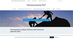 Desktop Screenshot of posizionamentopro.com